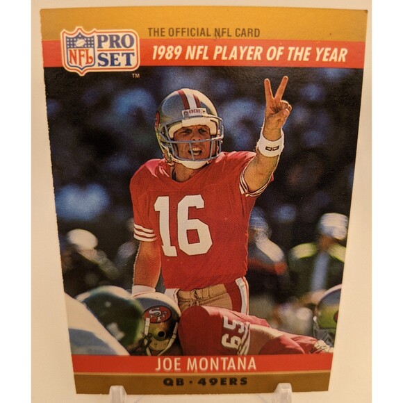 rare joe montana football cards 1990 Score Card #311 Graded PSA 10 : Collectibles & Fine Art Rare 49ers football cards featuring